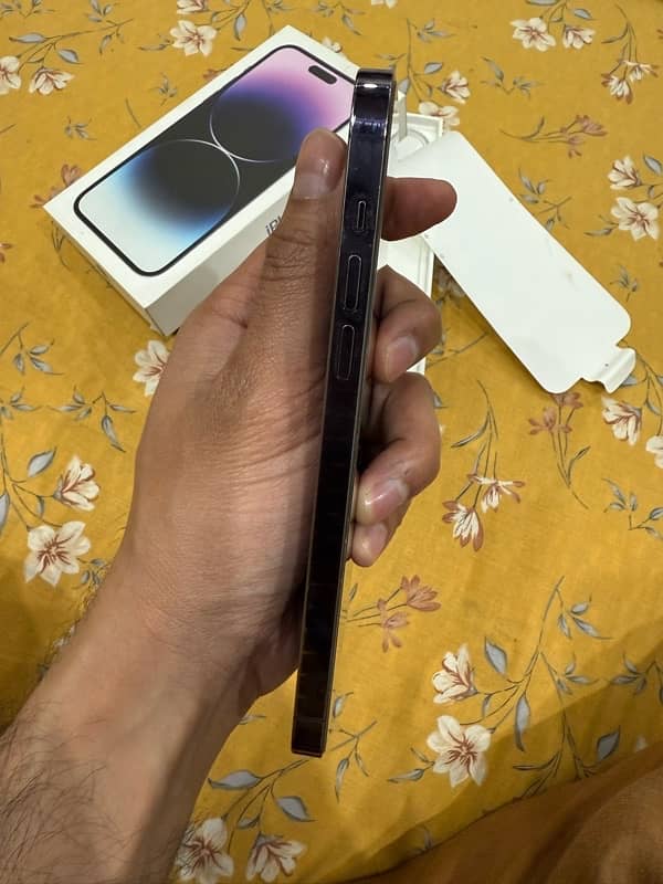 iphone 14 pro max 256gb deep purple PTA approved Esim 2