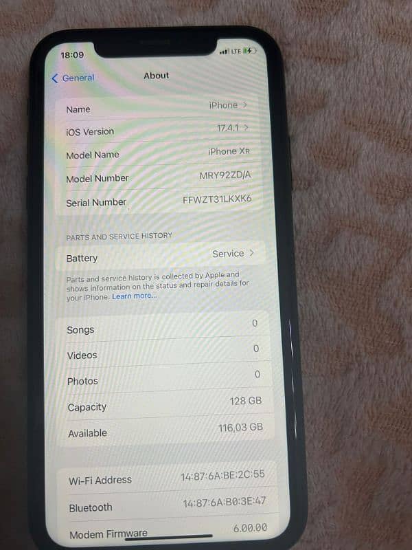 Iphone XR non pta 6