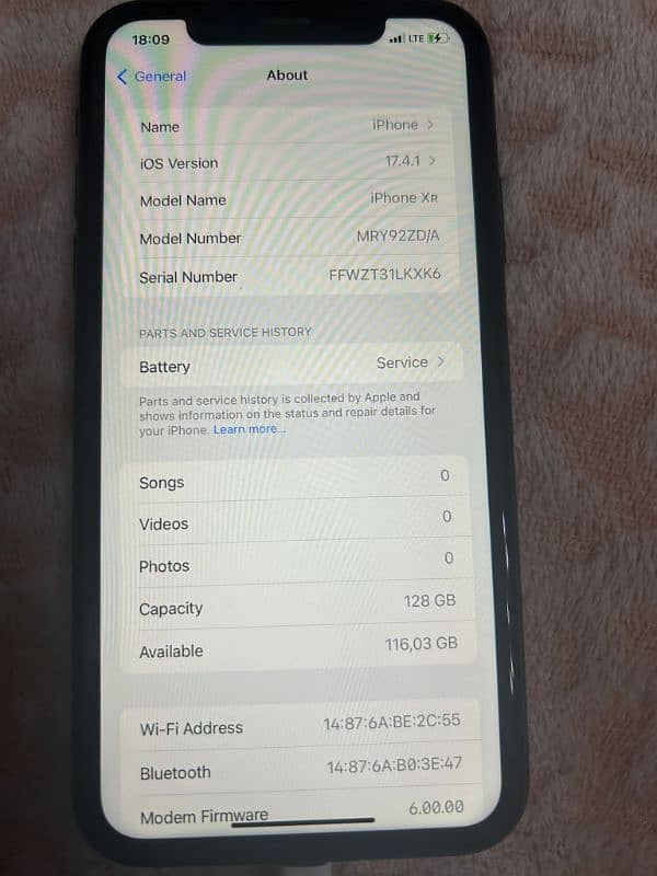 Iphone XR non pta 7