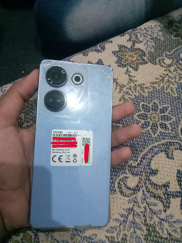 Tecno camon 20 (8+8-256) all ok 10/10 condition 3