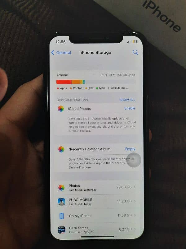 Iphone X 256GB PTA Approved 1