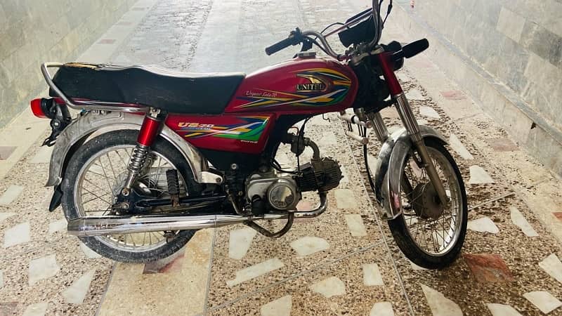 United 70cc Bike | One hand use | For Urgent Sale 1