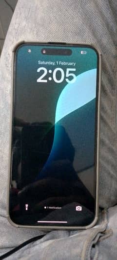 I phone 15 pro max black lla New Condition