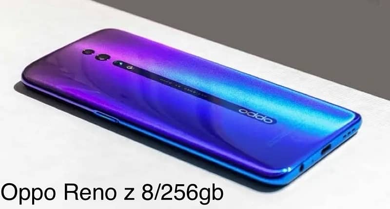 oppo Reno z  8/256gb set charger dual sim PTA Approved 7