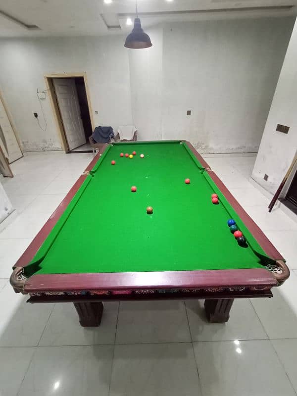 Cheena snooker table 5x10, 2inch marble 4