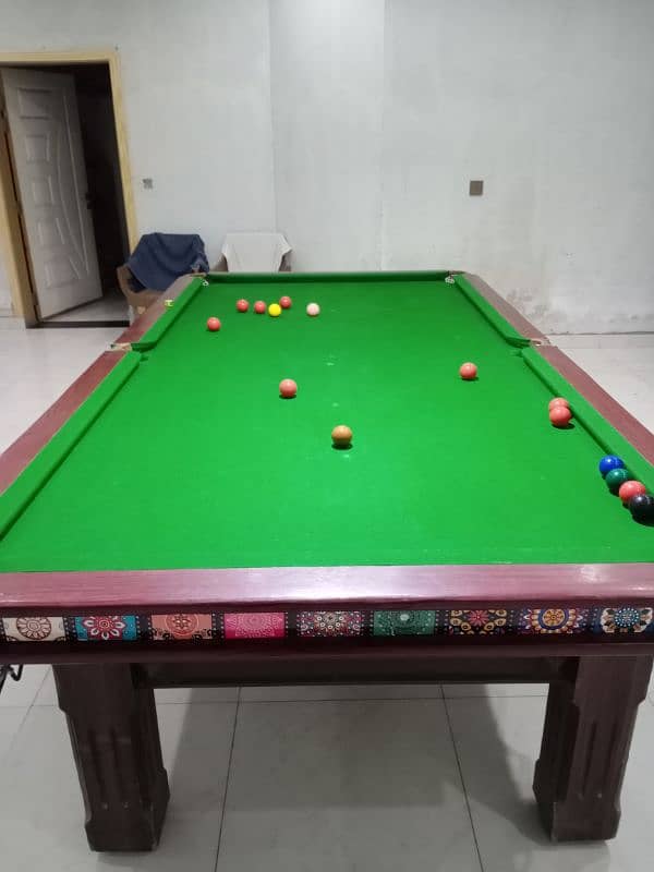 Cheena snooker table 5x10, 2inch marble 5