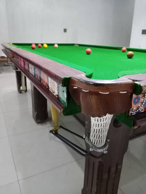 Cheena snooker table 5x10, 2inch marble 6