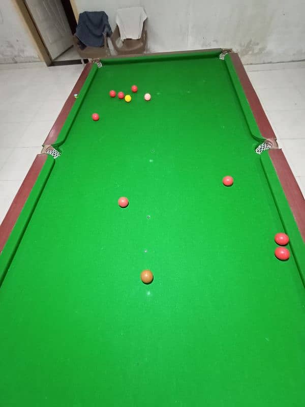 Cheena snooker table 5x10, 2inch marble 8