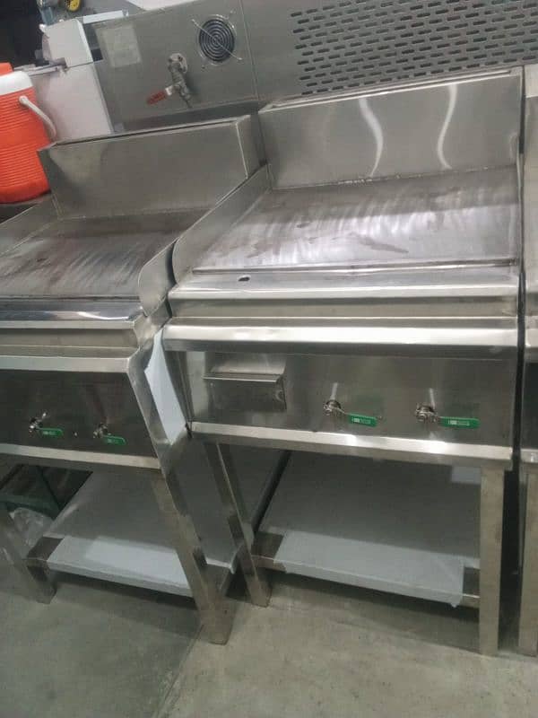 grill hot plate simple make table pizza oven dough mixer fryer table 4