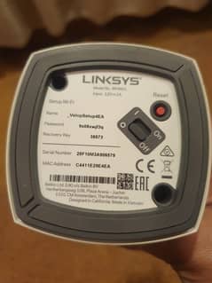 LINKSYS WIFI ROUTER ALMOST NEW ONLY 3 MONTH USED IN E-11