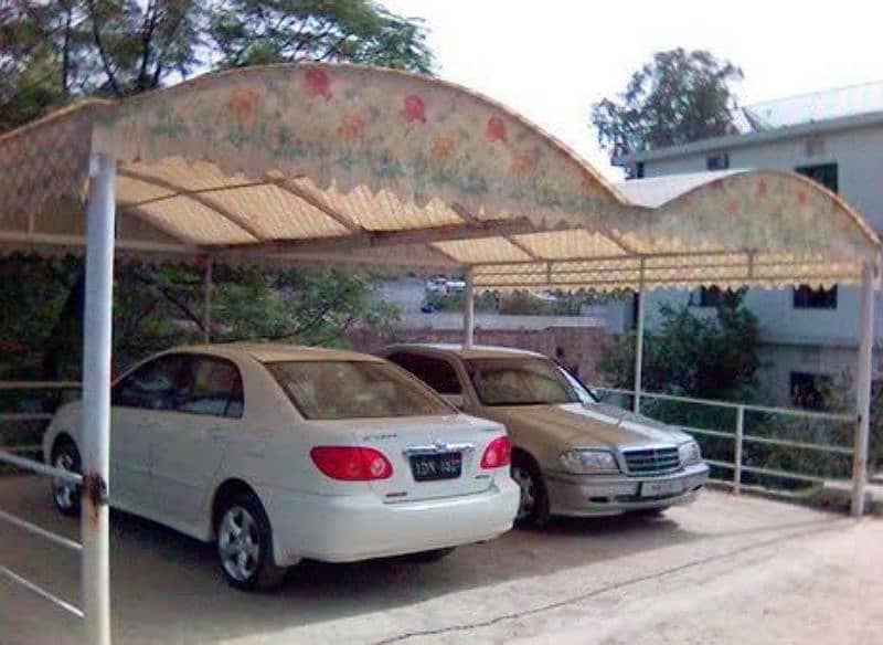 Car parking shade, fiberglass shade, industrial shade, roof shade, 0