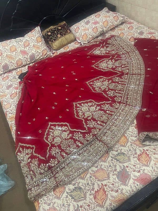 bridal barat dress(lehnga choli dupata) 1