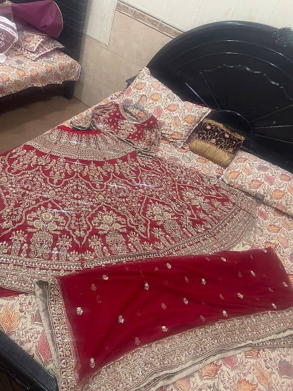 bridal barat dress(lehnga choli dupata) 4