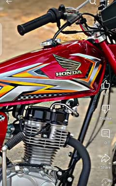 Honda CG 125 2025 | Zero Meter | Brand New | Red Colour