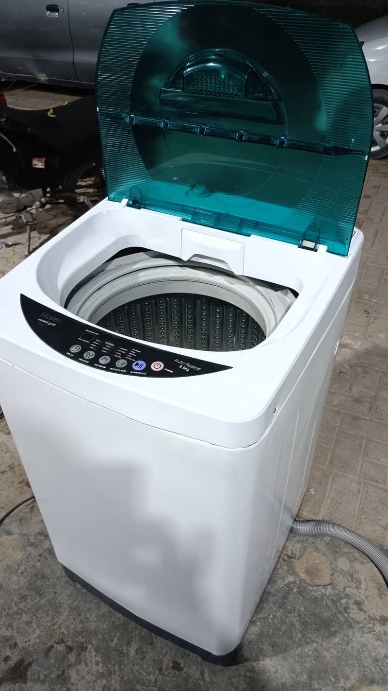 Haier 8.5 kg Good Condition with warranty Automatic Washing Machine 8