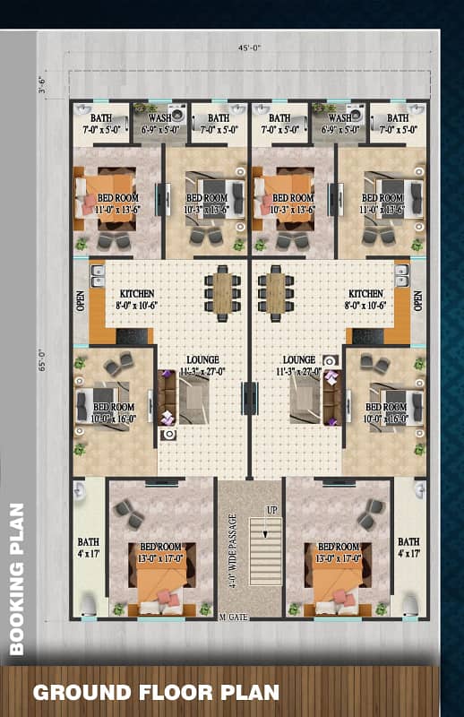 3 Bed + Drawing + Dining Booking Project, 12 Month Installments Plan, Car Parking. . 1