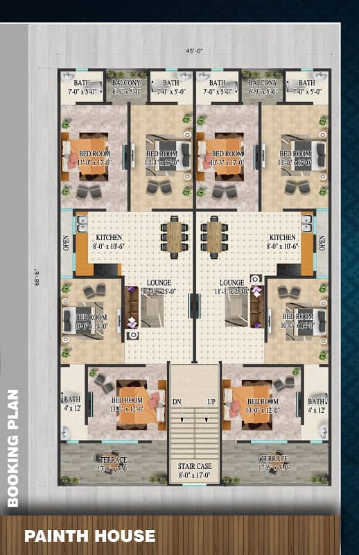 3 Bed + Drawing + Dining Booking Project, 12 Month Installments Plan, Car Parking. . 3