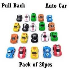 pack of 20 -  pullback mini cars