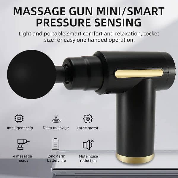 Mini Muscle Massage Gun handhel Deep Tissue Percussion Muscle Massager 1