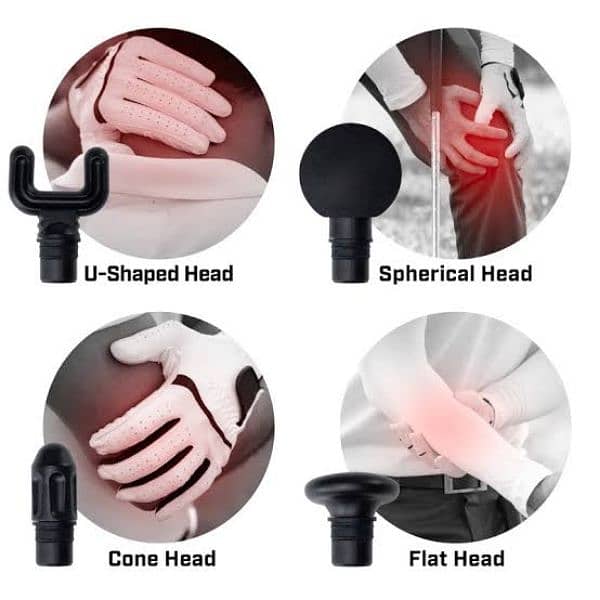 Mini Muscle Massage Gun handhel Deep Tissue Percussion Muscle Massager 6