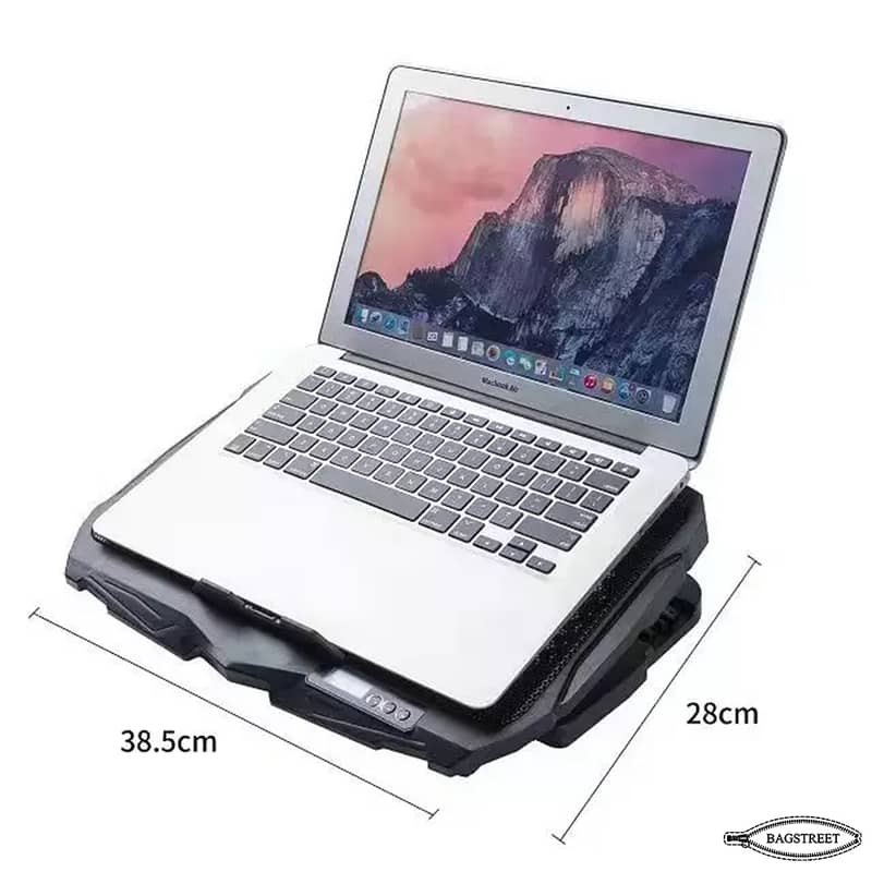 S18 Cooling Pad For 14-17 Inch Laptops Gaming Notebook 4 Fans 8