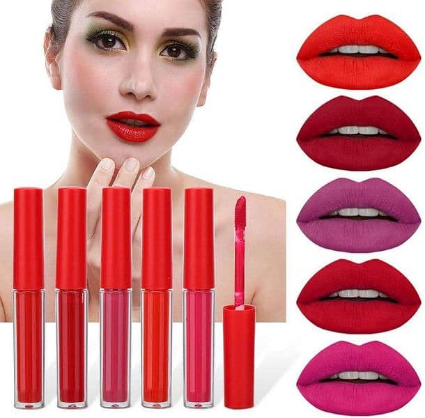 bold. red  coverage  red shades lip gloss pack of 2 0