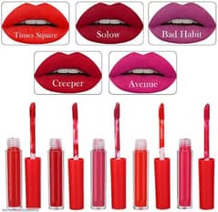 bold coverage red shades lip gloss pack of 12