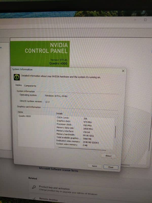 Nvidia Quadro 4000 graphics card 4