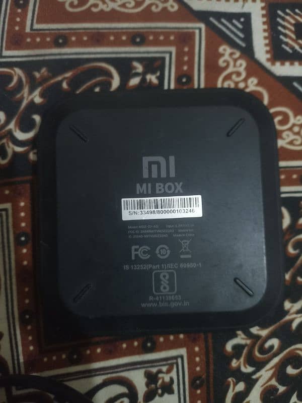 Mi original Box only 1 year used all ok No any fault 0