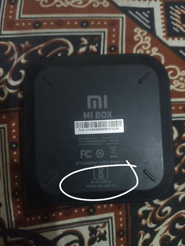 Mi original Box only 1 year used all ok No any fault 5