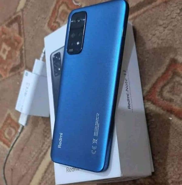 redmi not11 4+2/128 gb urgent sale with box original charger 2