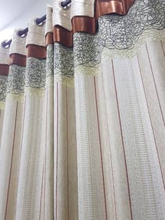 curtains 6 full length golden brown