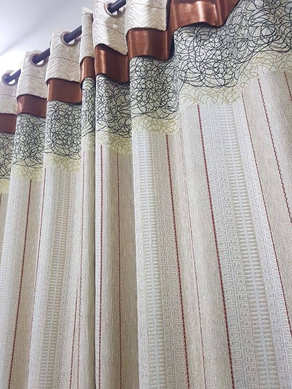 curtains 6 full length golden brown 0