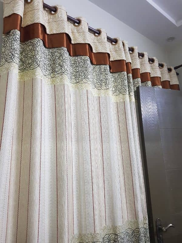 curtains 6 full length golden brown 2