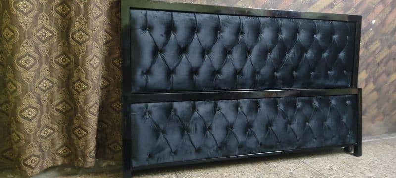 Iron bed / iron bed dressing side table / Double bed /Bed /  Furniture 10