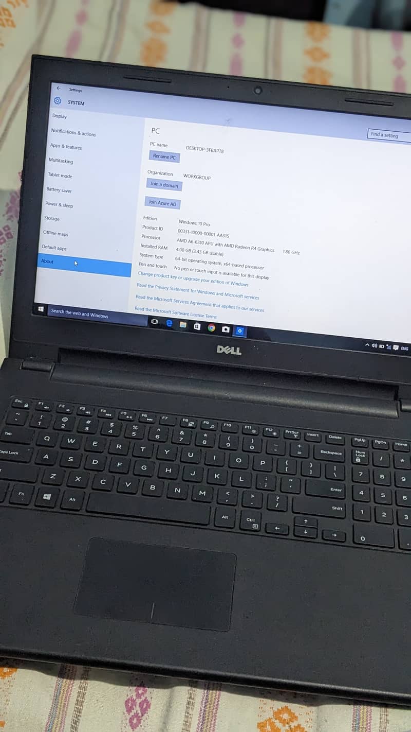 Laptop Dell i6 6th Generation 0