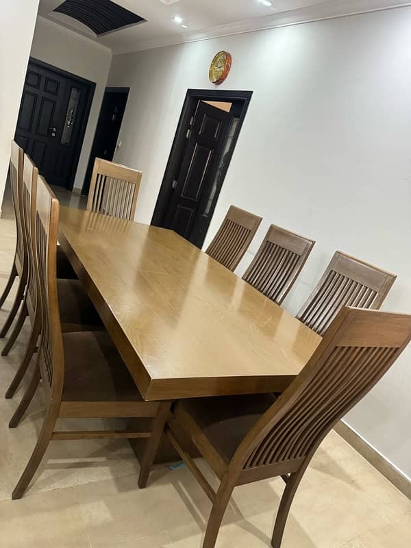 Dining Table (8 chairs) 2