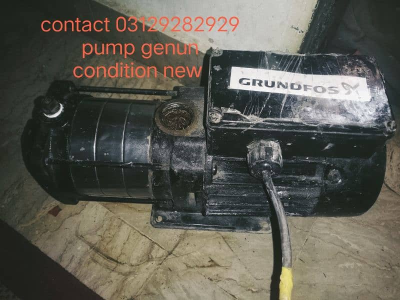 new pressure pump genuine condition 0