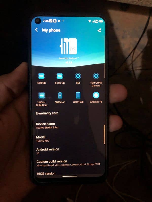 TECNO Spark 5 Pro hay 10/10 condition All okay pta approved. . . . 4