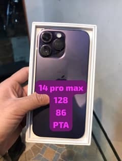 IPHONE 14 PRO MAX 128 86% 10/10 PTA