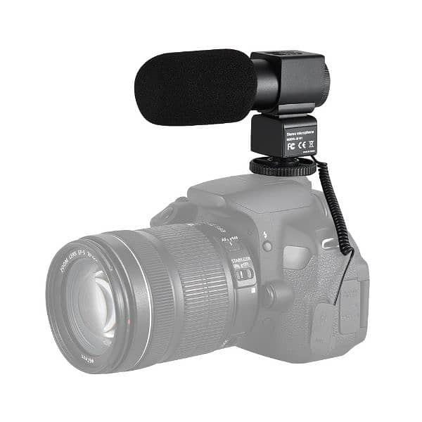 Stereo Condenser Microphone M101 for DSLR Camera & Video Recording 2