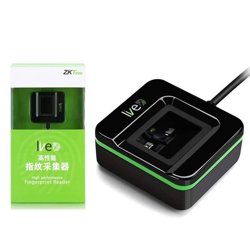 Zkt Live20r High Performance Fingerprint Reader System Supported 0