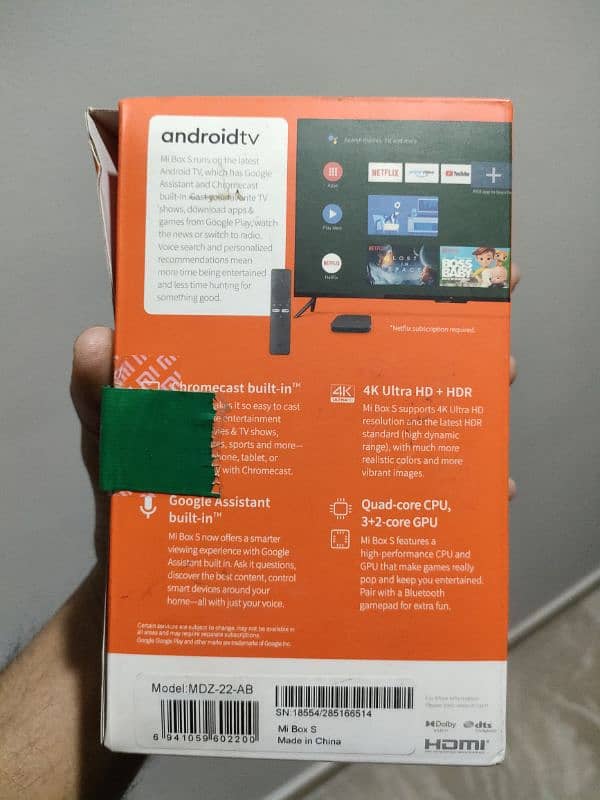 slightly used mi S android box 1