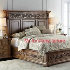 bed set/dressing table/luxury bed set/almari/shesham wood wardrobe