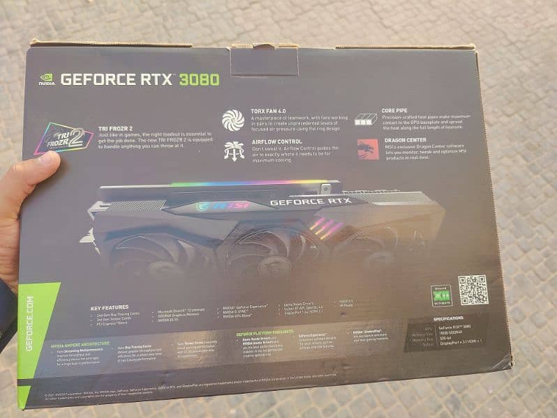 NVIDA RTX 3080 10GB with box 6