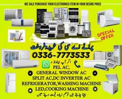 Ac / split AC / Window. AC / inverter AC / ac sale purchased |Portable