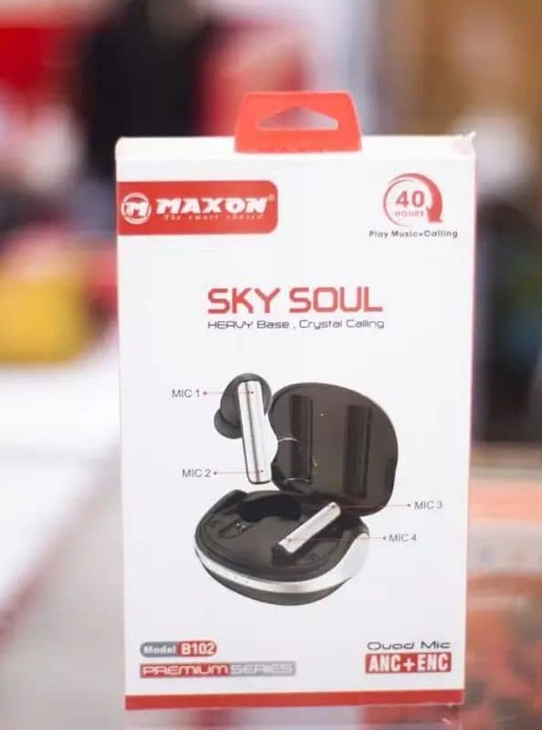 Maxon B-102 Sky Soul Earbuds Active Noise Cancellation 3