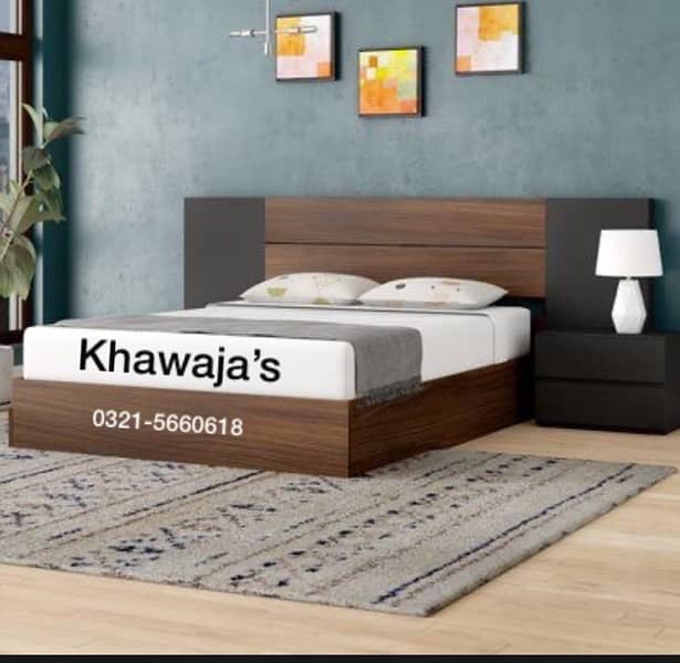 Bed with Dressing ( khawaja’s interior Fix price workshop 12