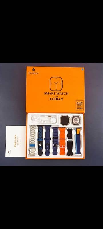 Ultra smart watch with 7 straps 0