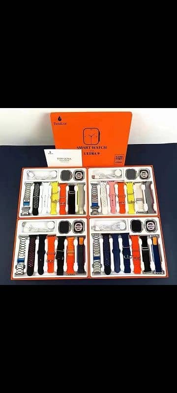 Ultra smart watch with 7 straps 1